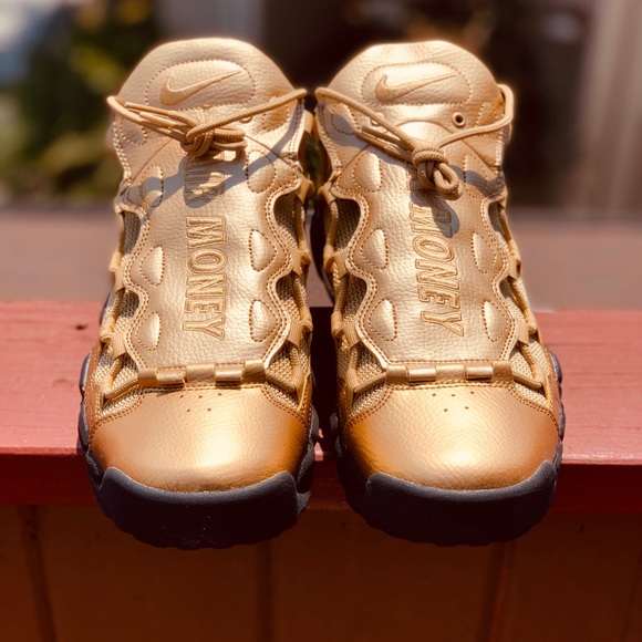 Nike | Shoes | Gold Nike Air More Money 